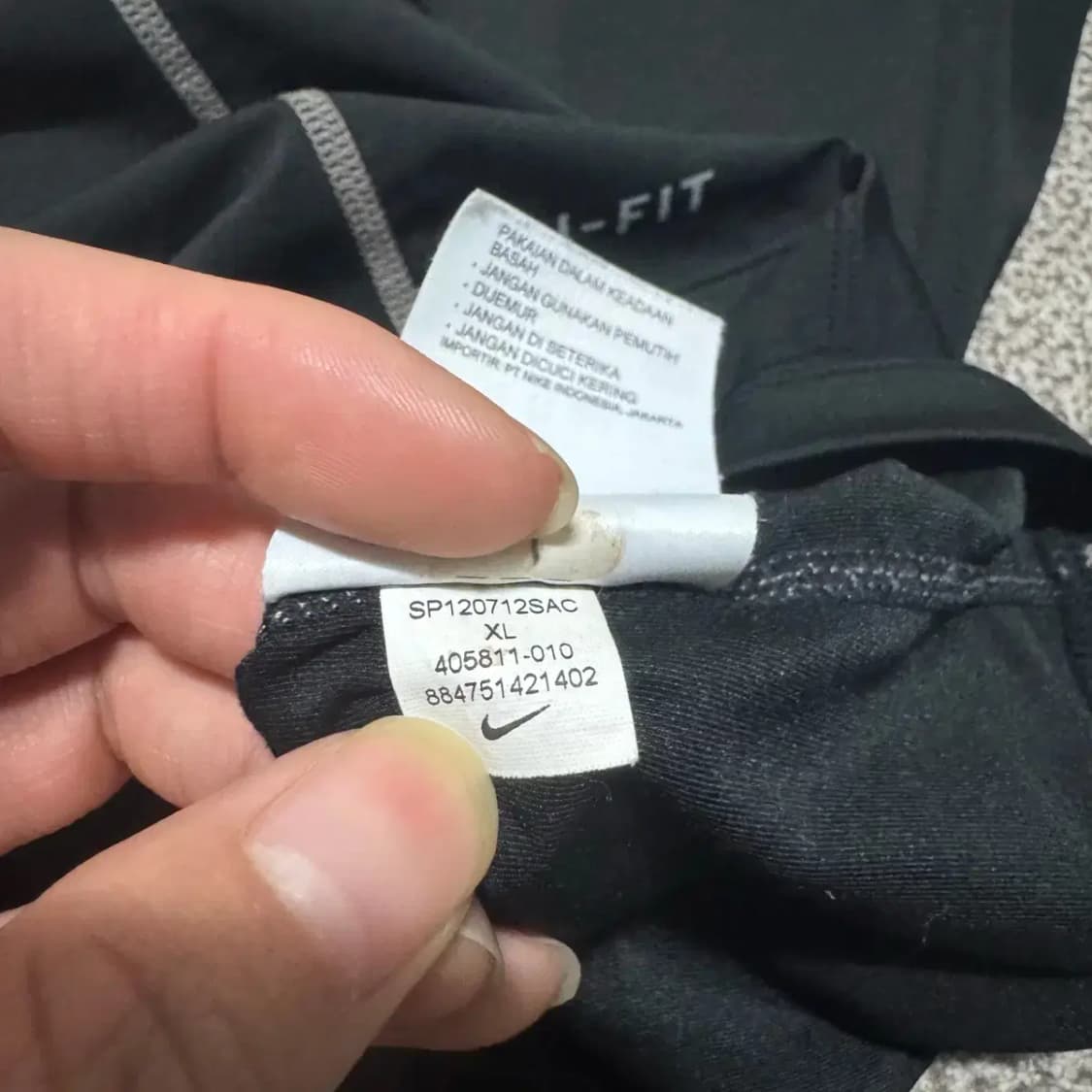 XL 나이키 프로 컴뱃 기능성 긴팔 상품이미지7