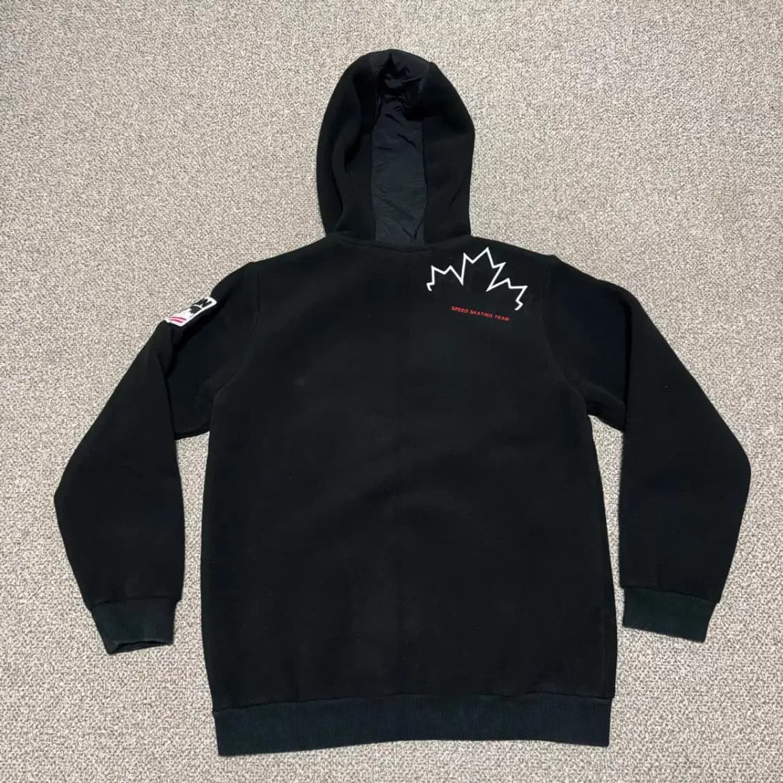 160 데상트 블랙 후드 풀오버 캐나다 상품이미지6