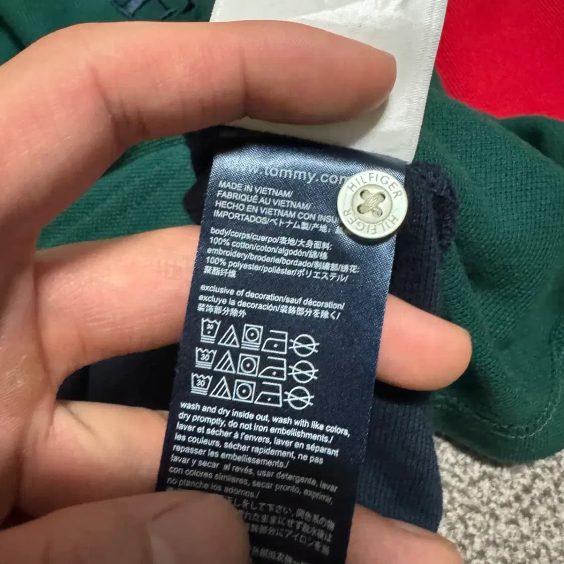 M 타미힐피거 긴팔 카라티 상품이미지6