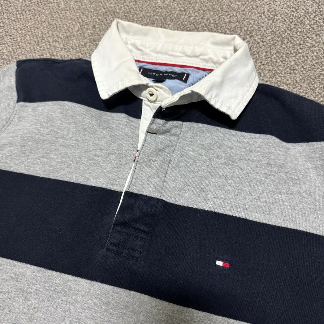 S 타미힐피거 긴팔 카라티 상품이미지2