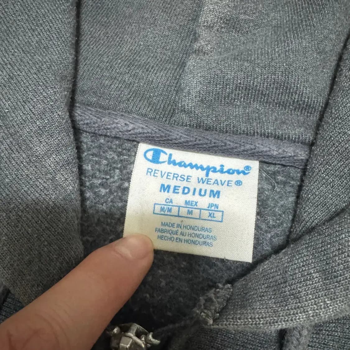 M 챔피온 리버스위브 후드집업 상품이미지4