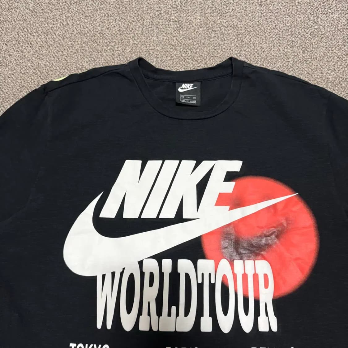 Xxl 나이키 월드투어 블랙 긴팔 상품이미지2