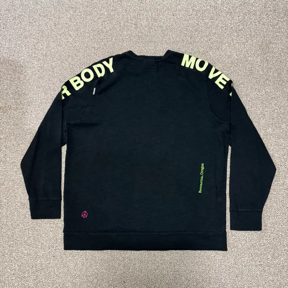 Xxl 나이키 월드투어 블랙 긴팔 상품이미지5