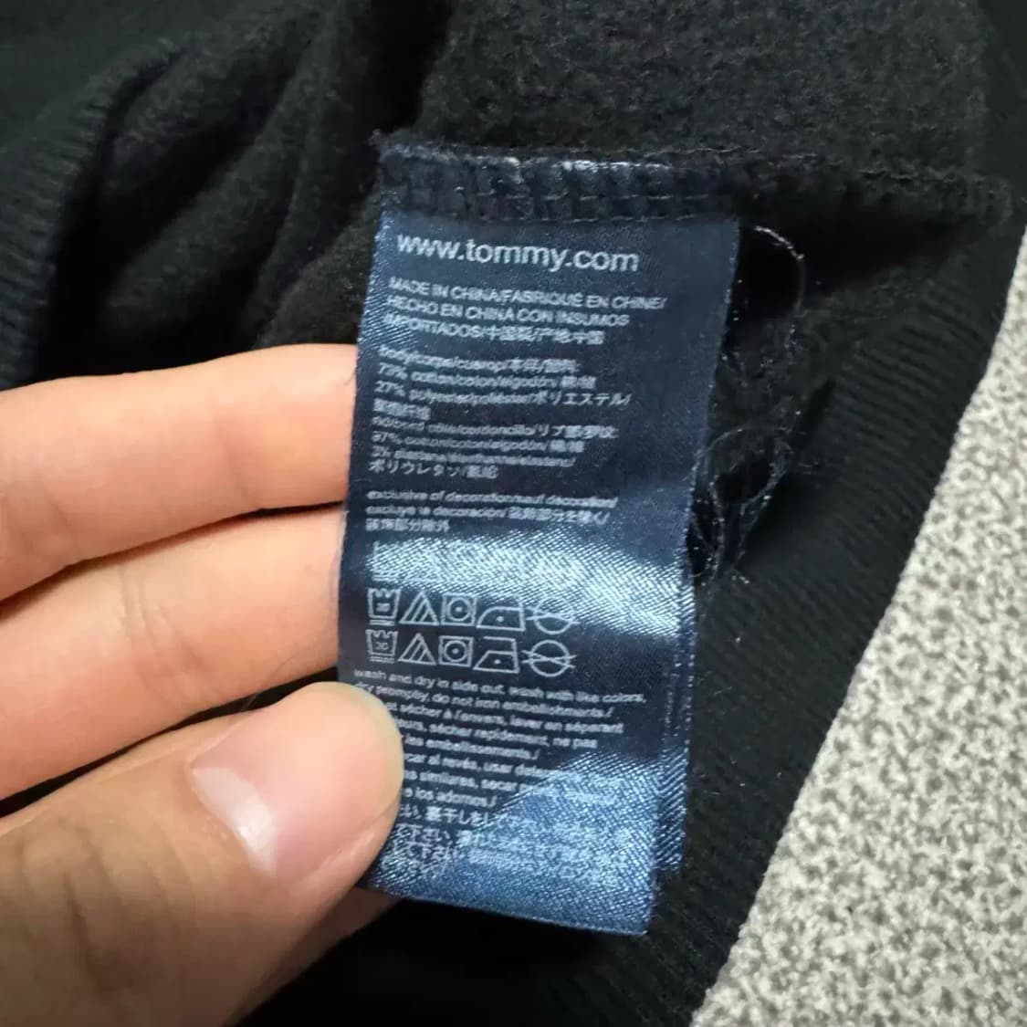 S 타미힐피거 빅로고 맨투맨 상품이미지4