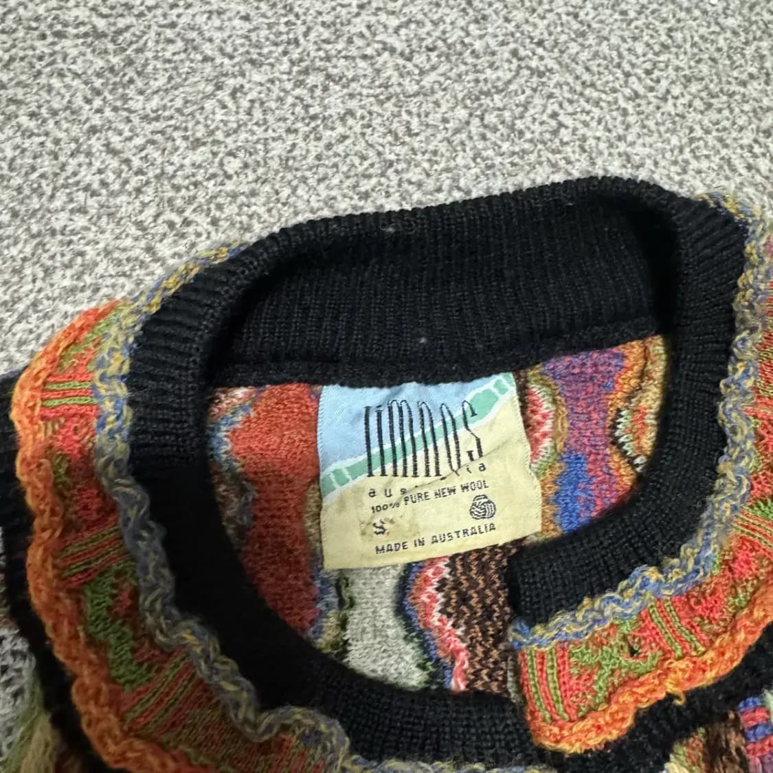 림노스 케이블 니트 집업 가디건 상품이미지3