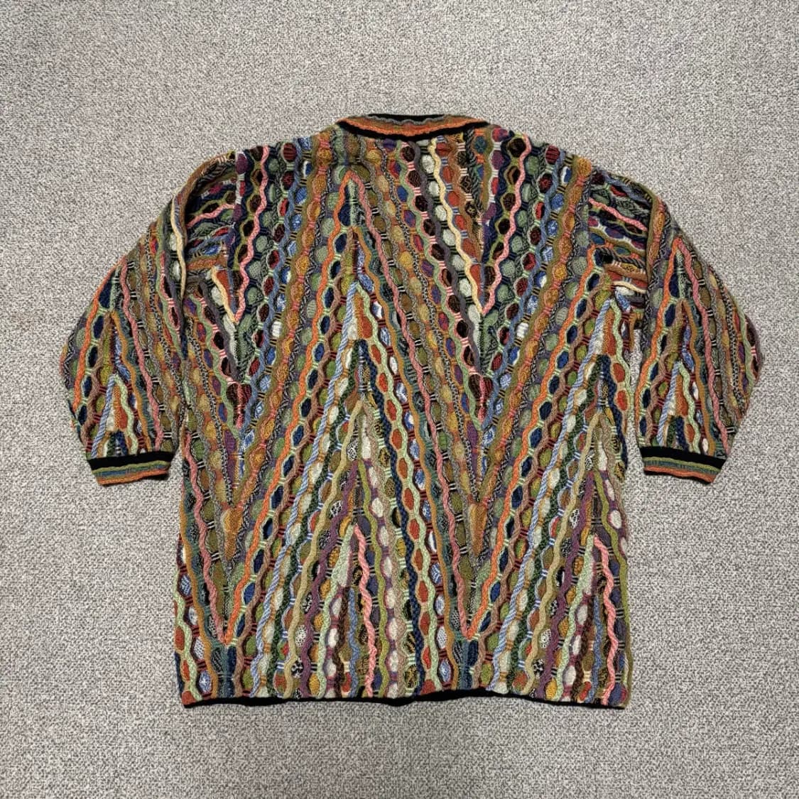 림노스 케이블 니트 집업 가디건 상품이미지5