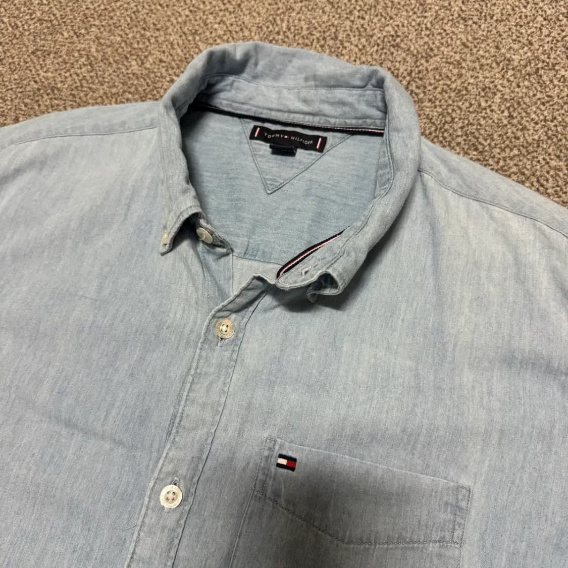 176 타미힐피거 데님 셔츠 상품이미지3