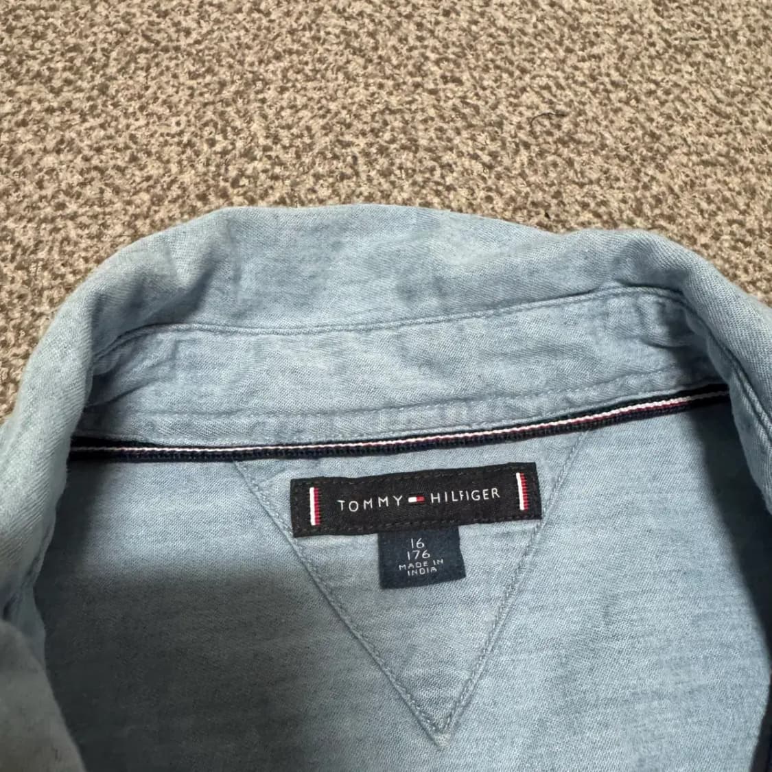 176 타미힐피거 데님 셔츠 상품이미지5