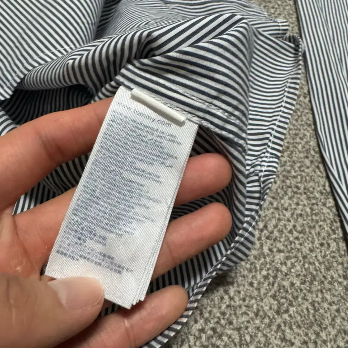 176 타미힐피거 스트라이프 셔츠 상품이미지5