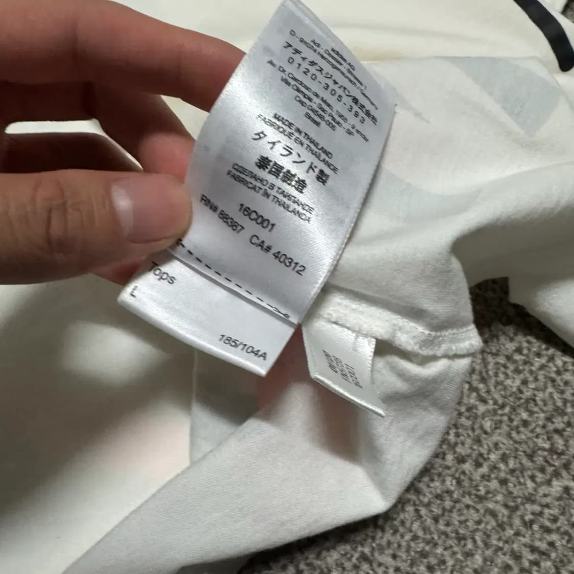 L 요지야마모토 반팔 상품이미지6