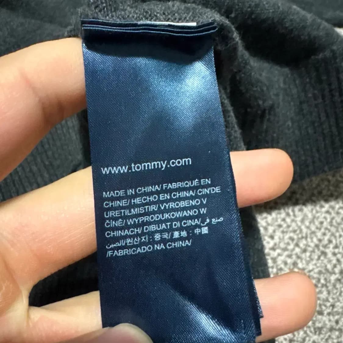 S 타미힐피거 피마코튼 캐시미어 니트 상품이미지4