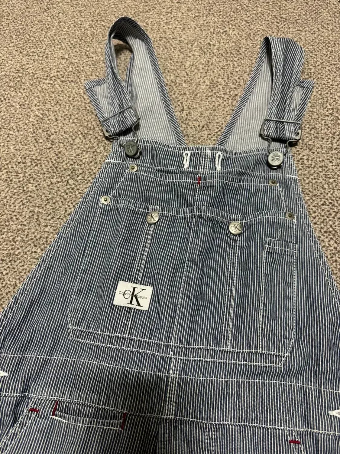 M 캘빈클라인 멜빵바디 오버롤 상품이미지3