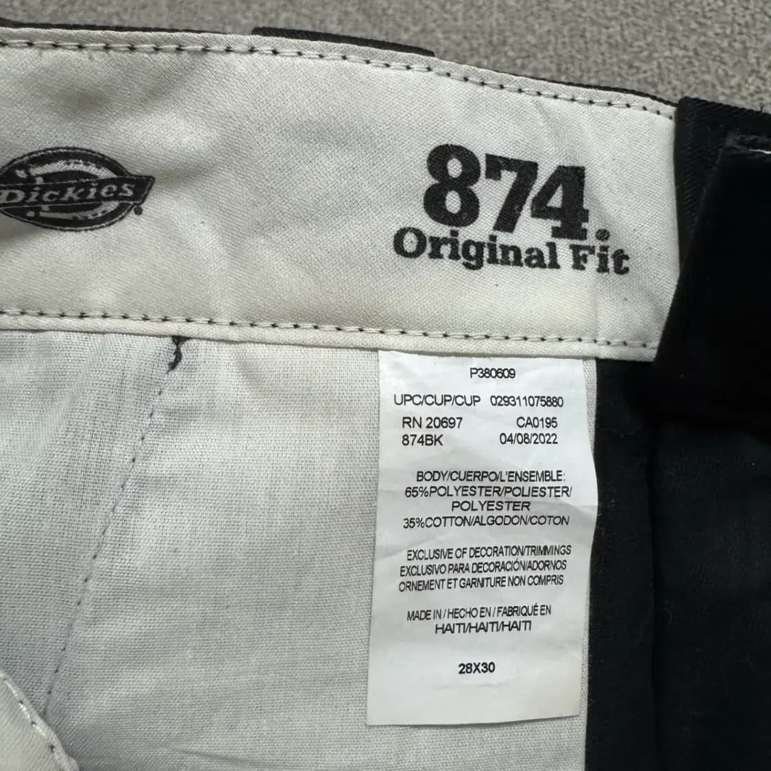 28 디키즈 874 바지 상품이미지4