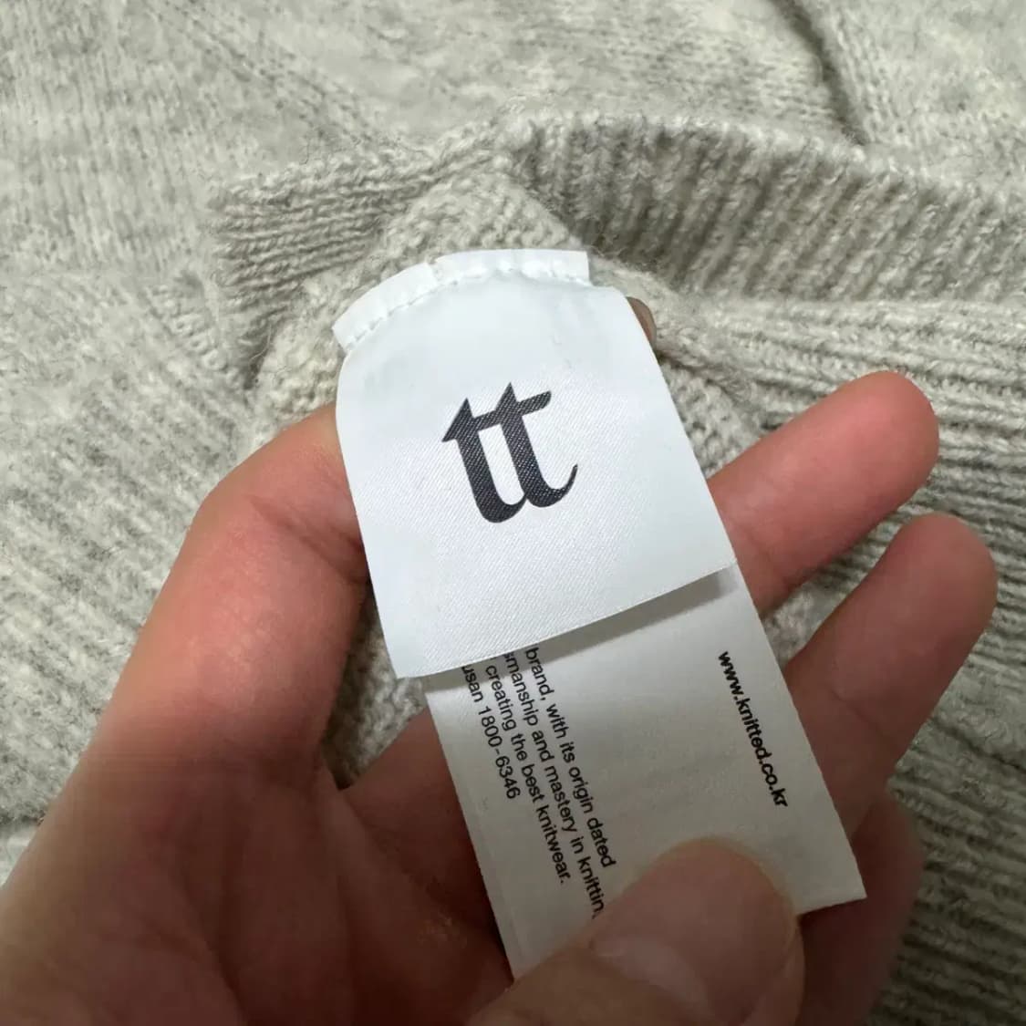 XL 니티드 쉐기독 울 가디건 상품이미지6