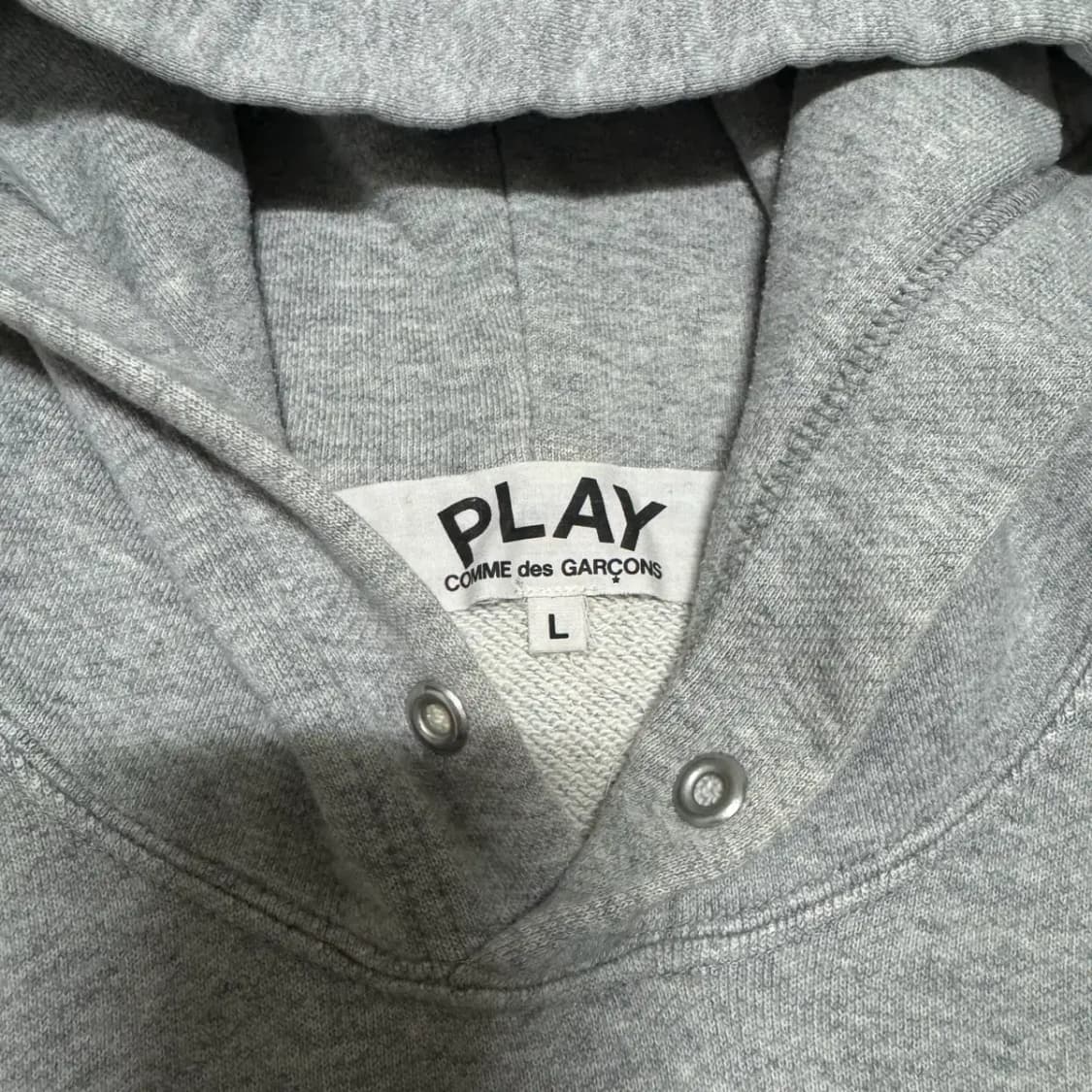 L 꼼데가르송 후드티 상품이미지4