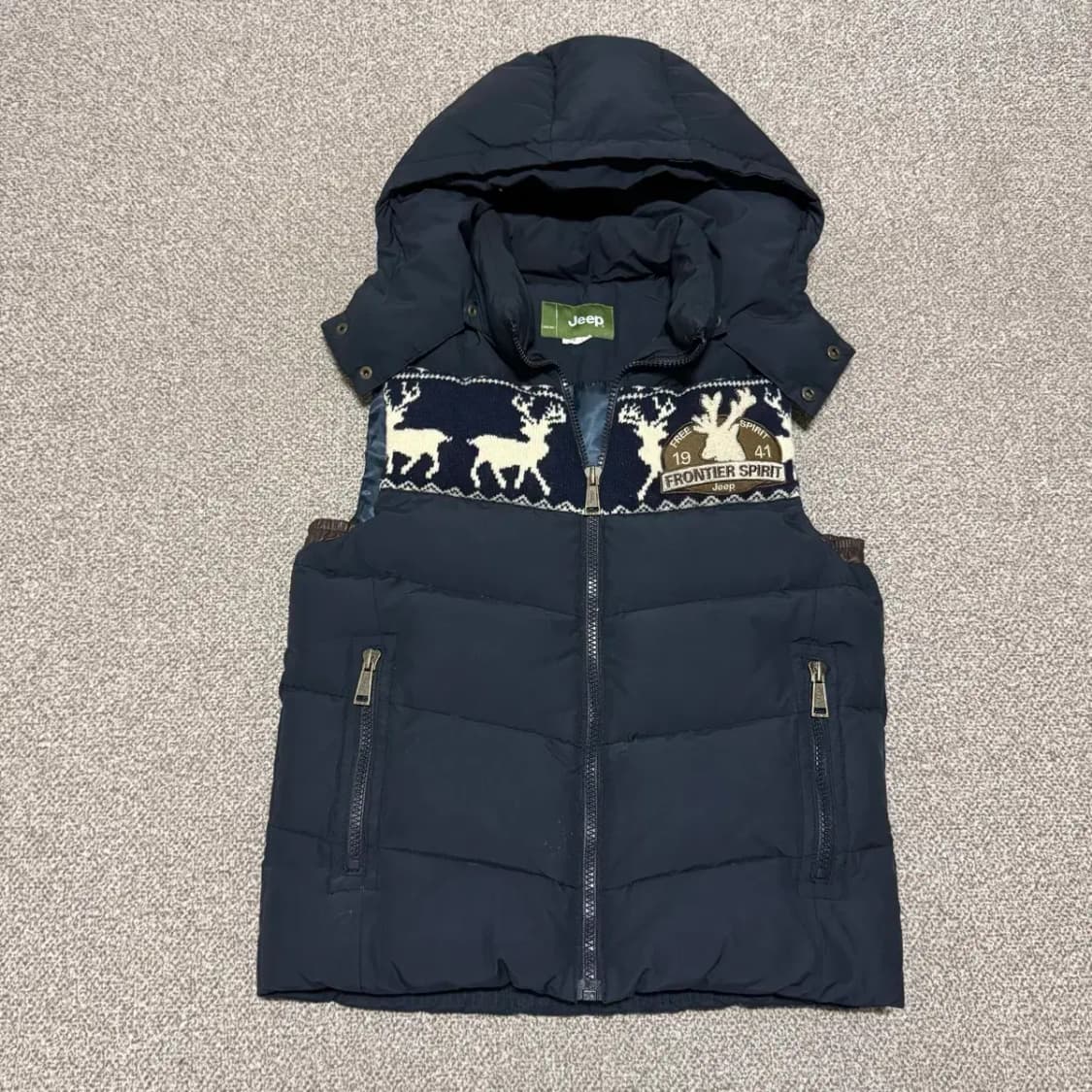 M 지프 조끼 패딩 상품이미지1