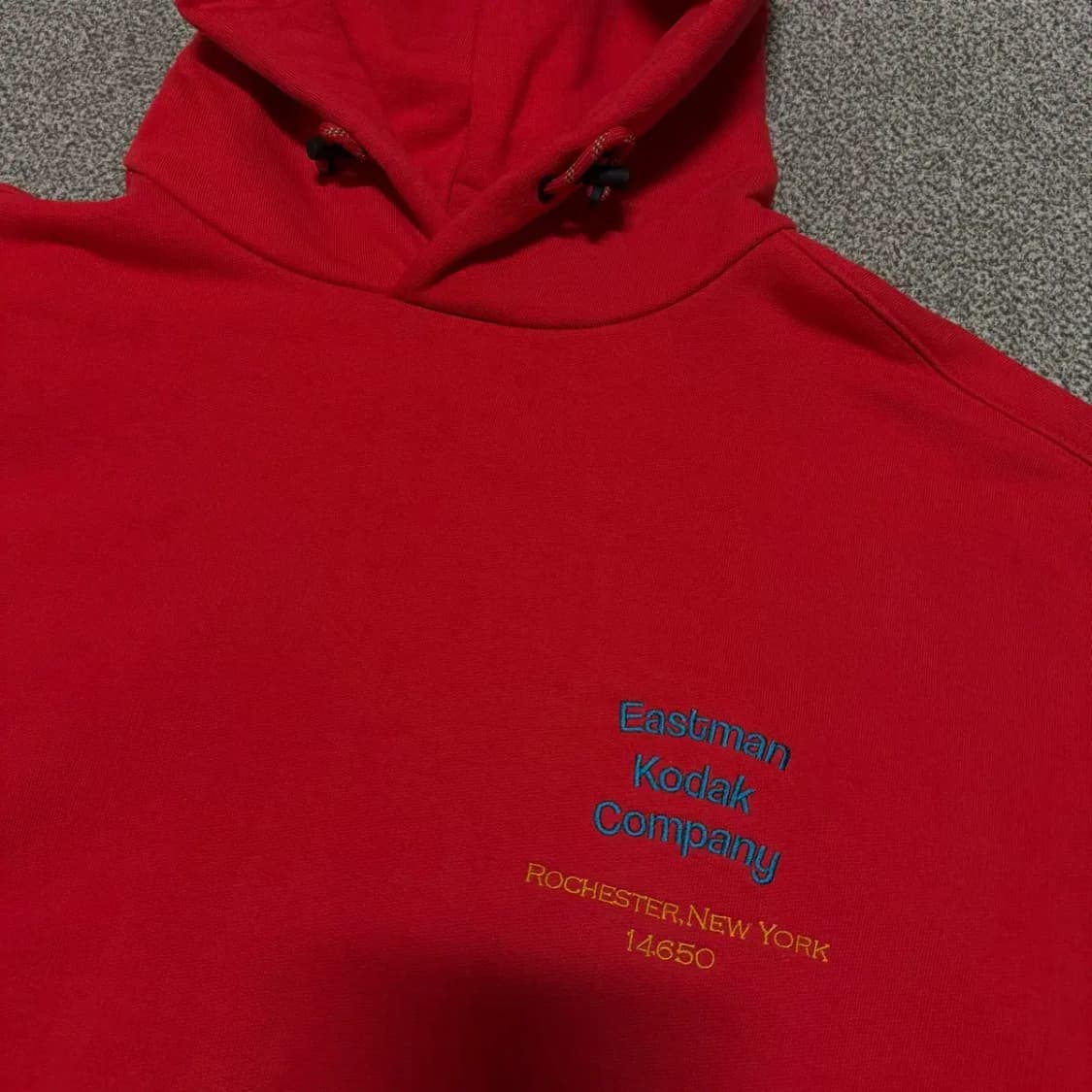 L 코닥 후드티 , 상점내 같은 디자인 커플 후드 가능 상품이미지2