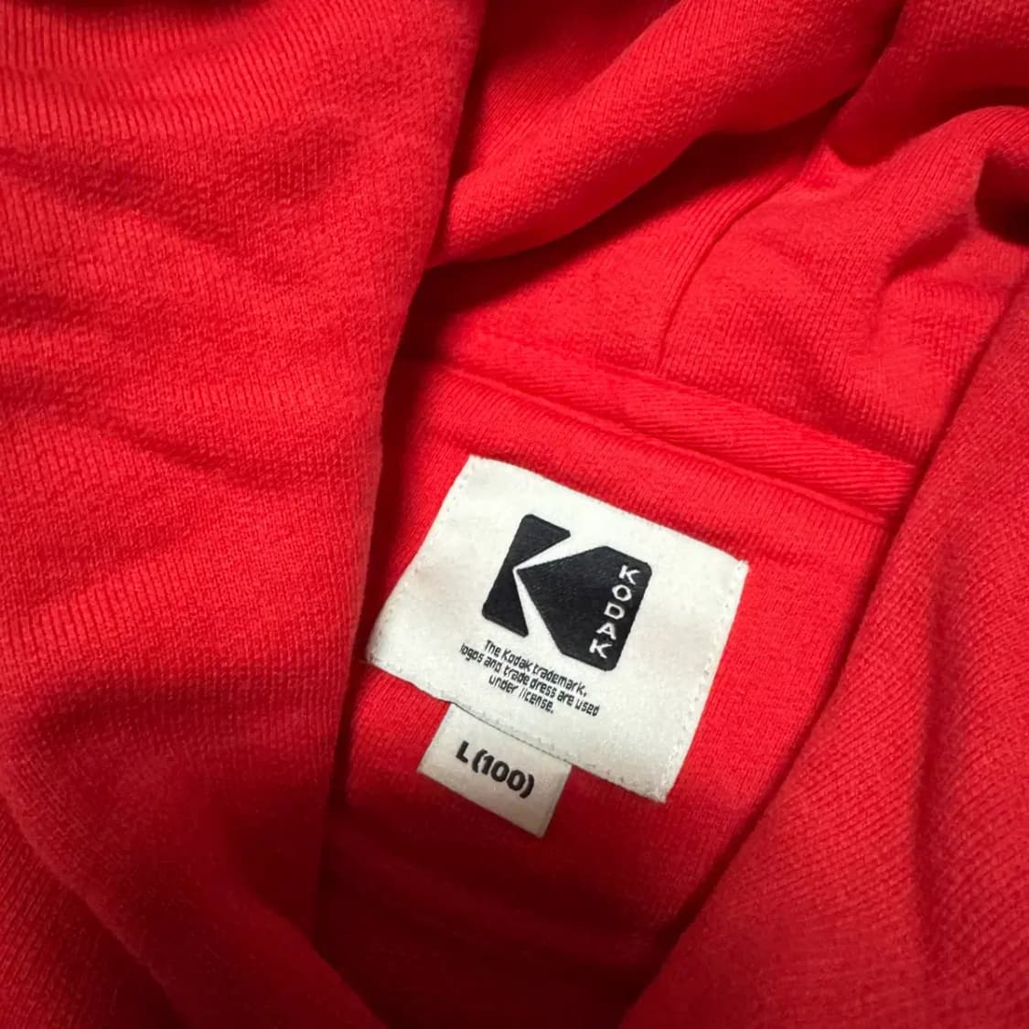 L 코닥 후드티 , 상점내 같은 디자인 커플 후드 가능 상품이미지3