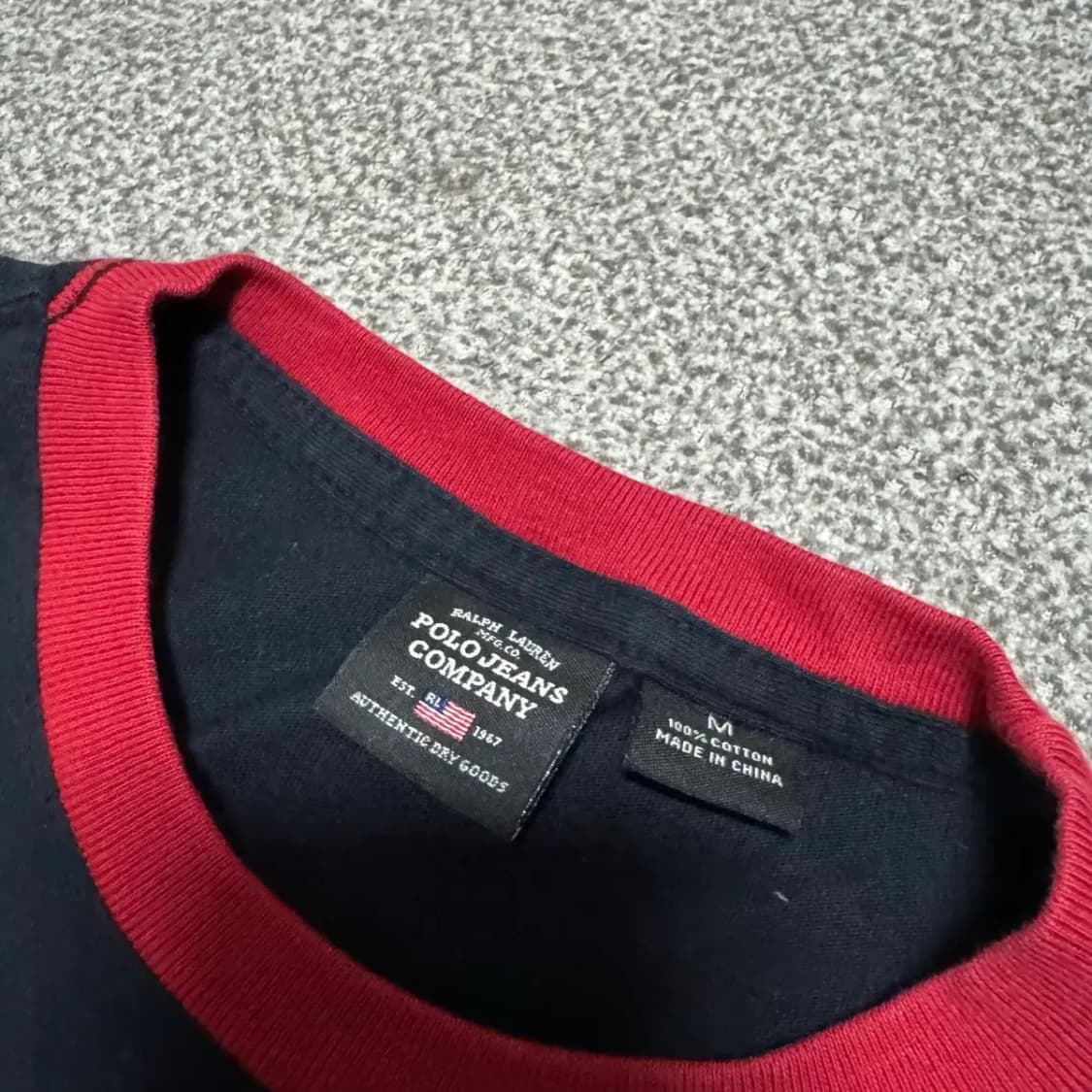 M 폴로랄프로렌 RL67 블랙 반팔 상품이미지4