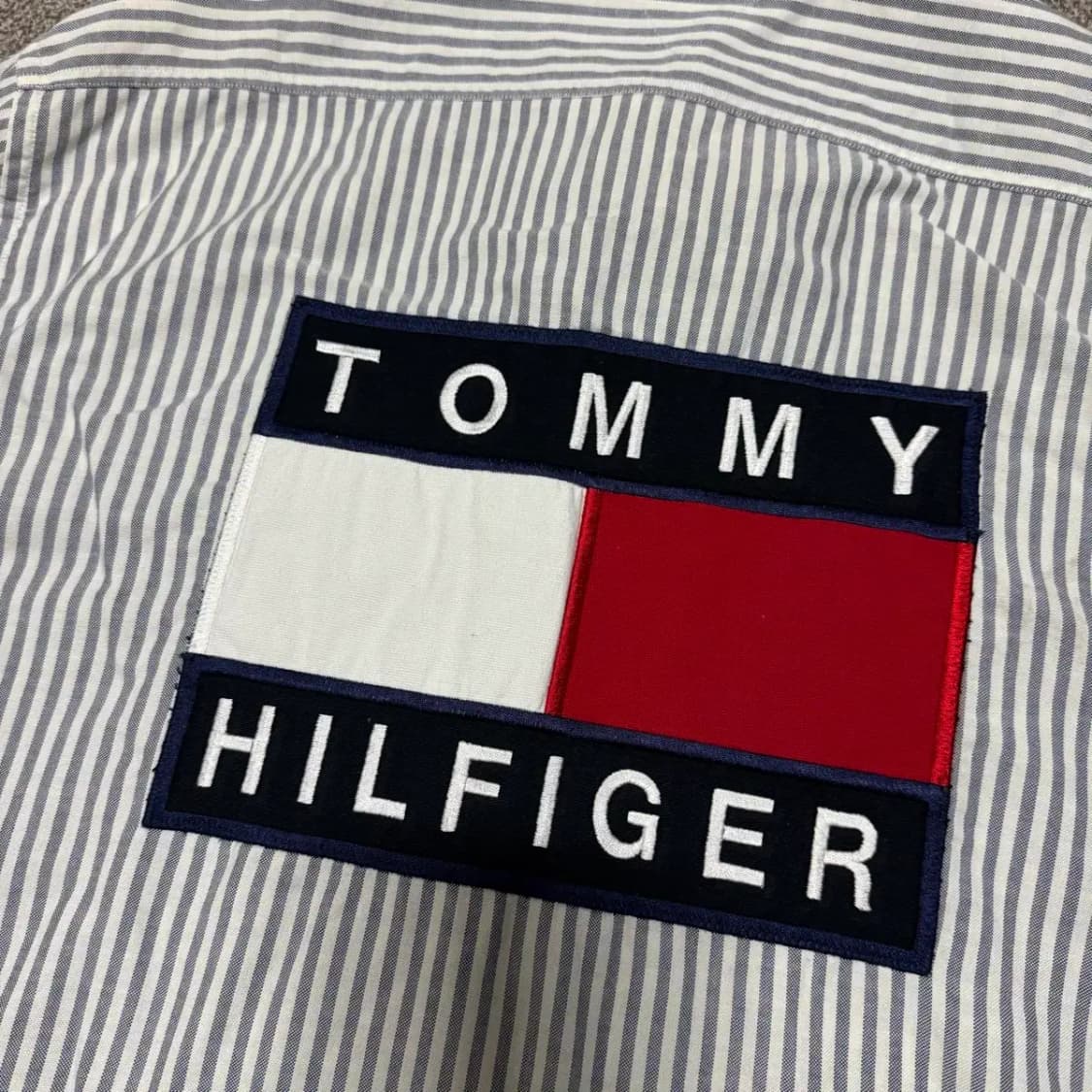 L 타미힐피거 빅플래그 스트라이프 셔츠 상품이미지2