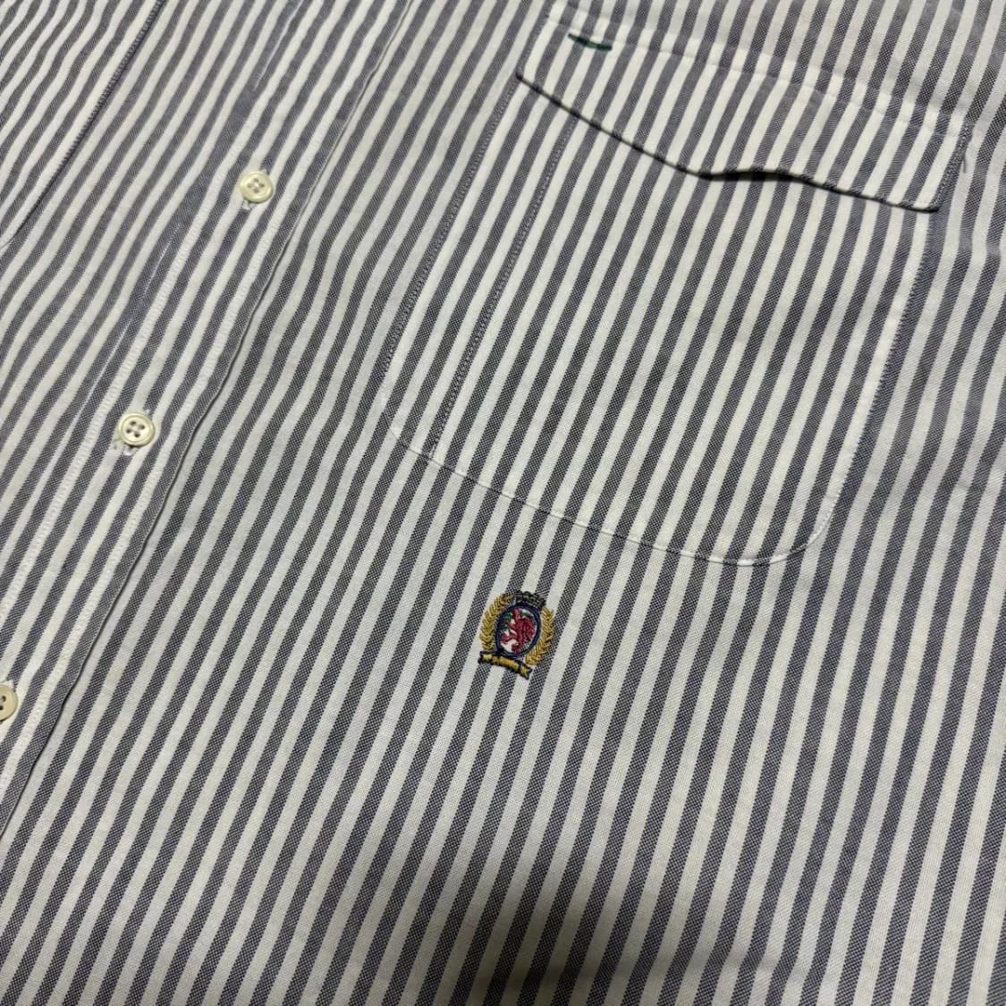 L 타미힐피거 빅플래그 스트라이프 셔츠 상품이미지5