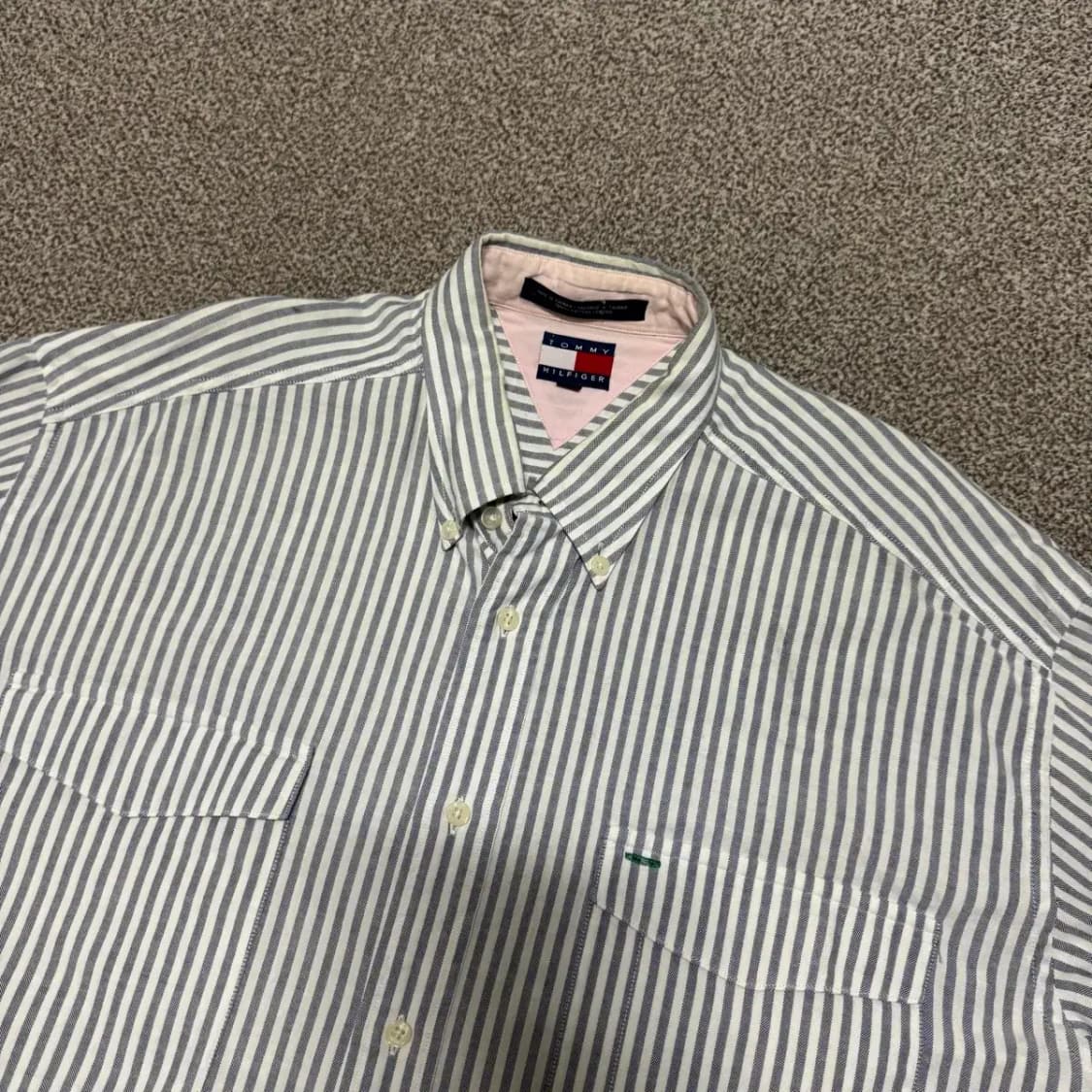L 타미힐피거 빅플래그 스트라이프 셔츠 상품이미지6