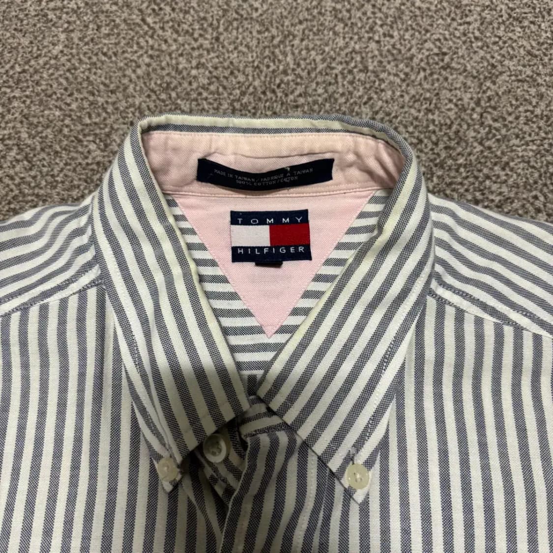 L 타미힐피거 빅플래그 스트라이프 셔츠 상품이미지7