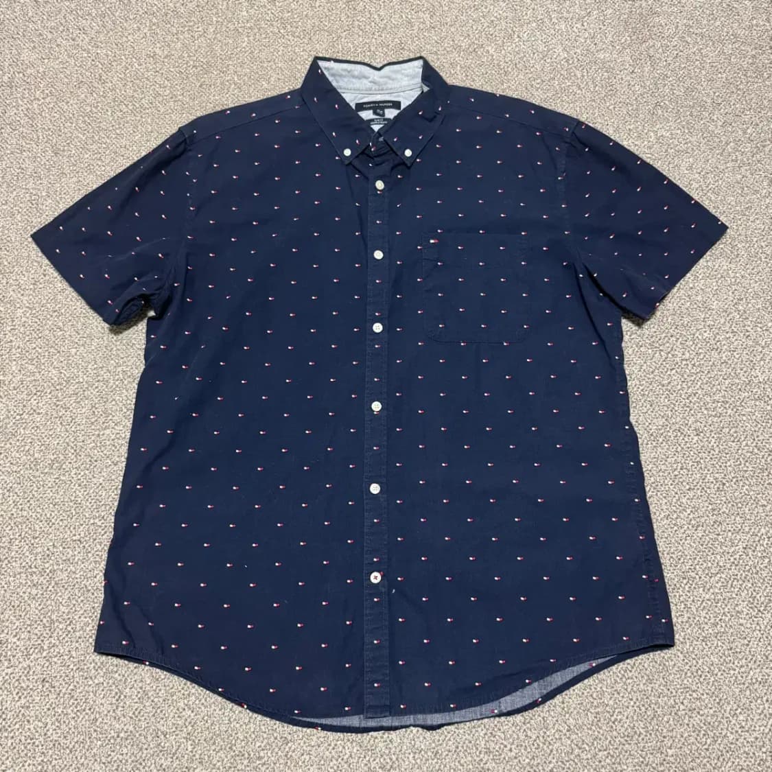 XL 타미힐피거 패턴 반팔 셔츠 상품이미지1