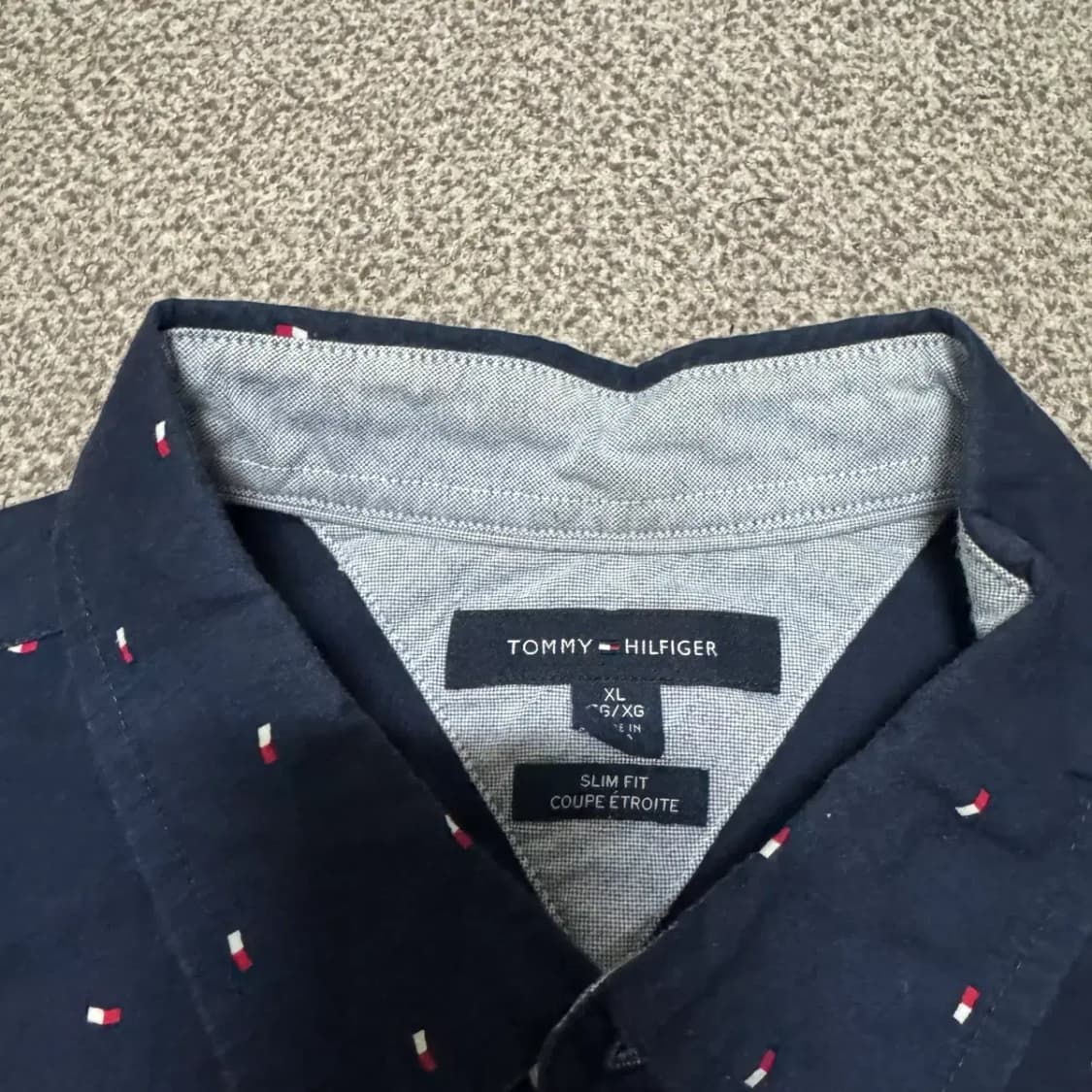 XL 타미힐피거 패턴 반팔 셔츠 상품이미지3