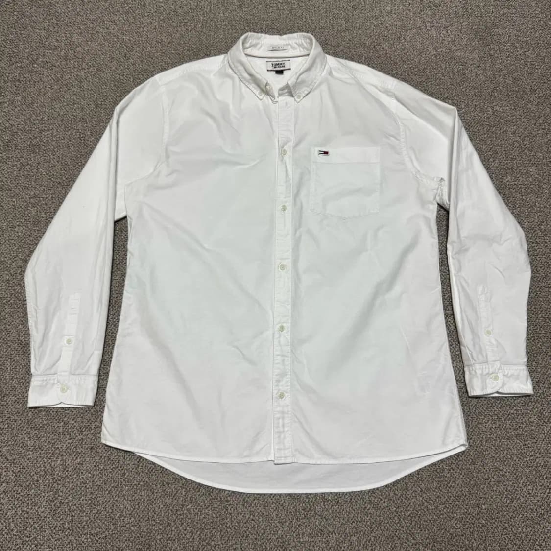 XL 타미힐피거 화이트 셔츠 상품이미지1