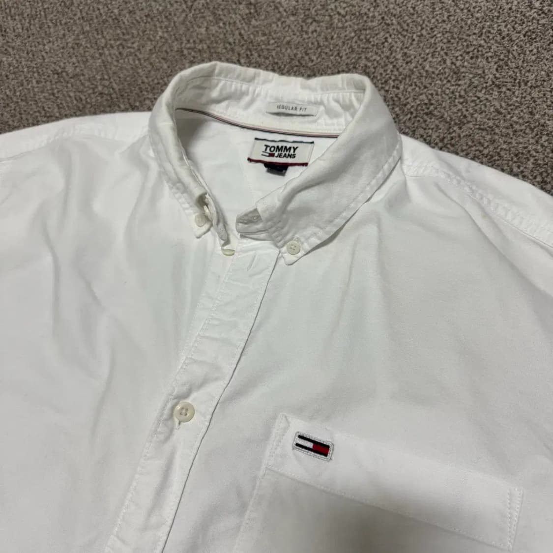 XL 타미힐피거 화이트 셔츠 상품이미지2