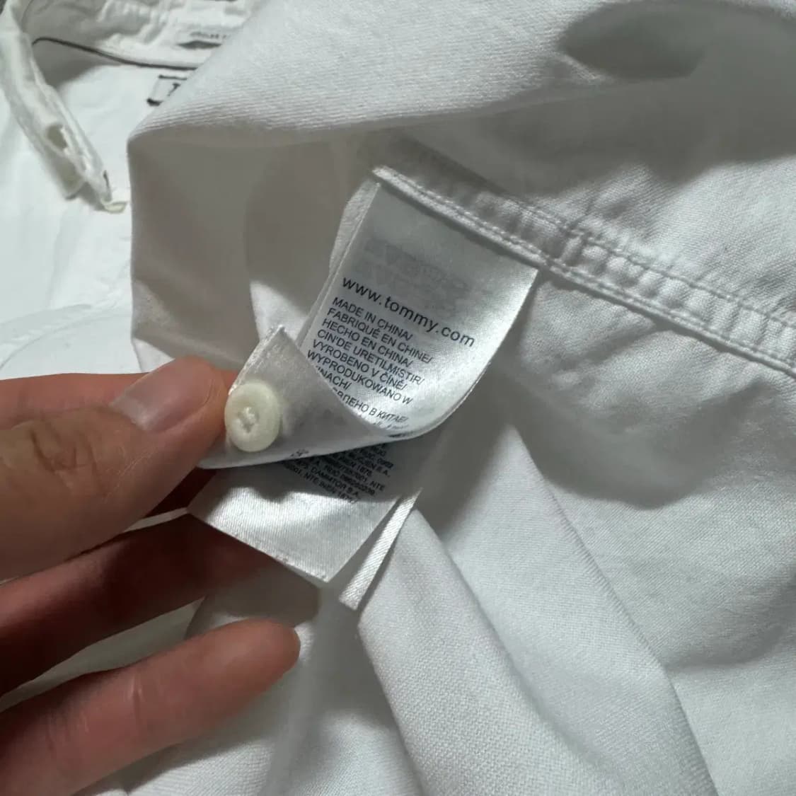 XL 타미힐피거 화이트 셔츠 상품이미지5