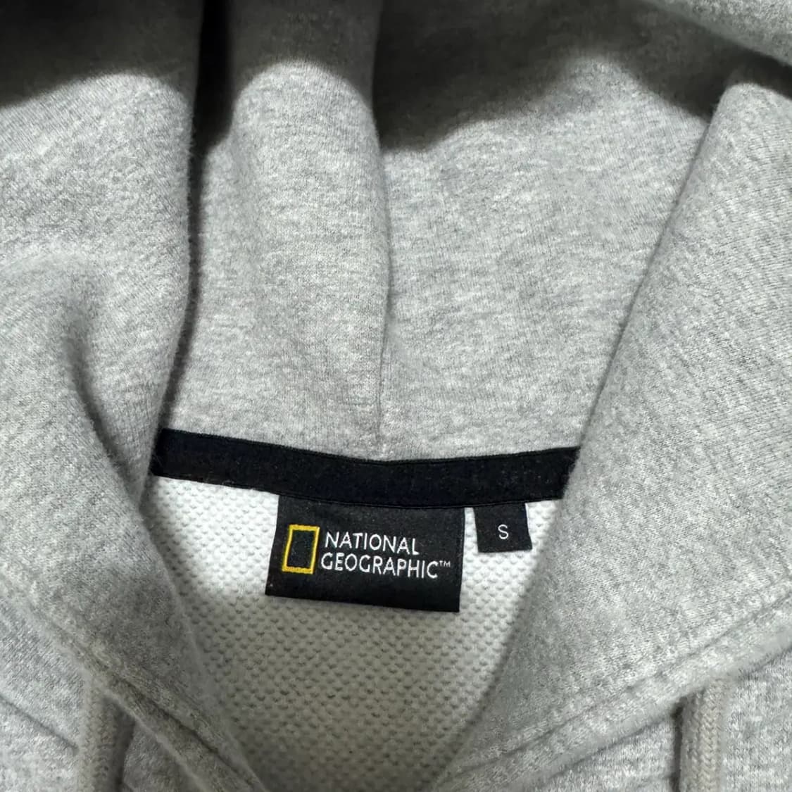 S 내셔널지오그래픽 회색 후드집업 상품이미지3