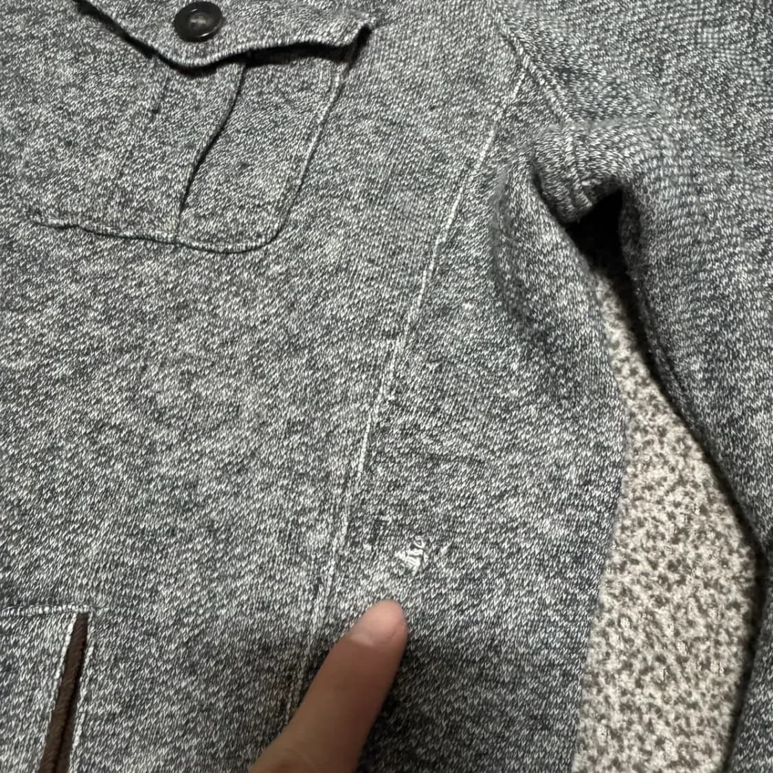 L 휴고보스 니트 집업 상품이미지6