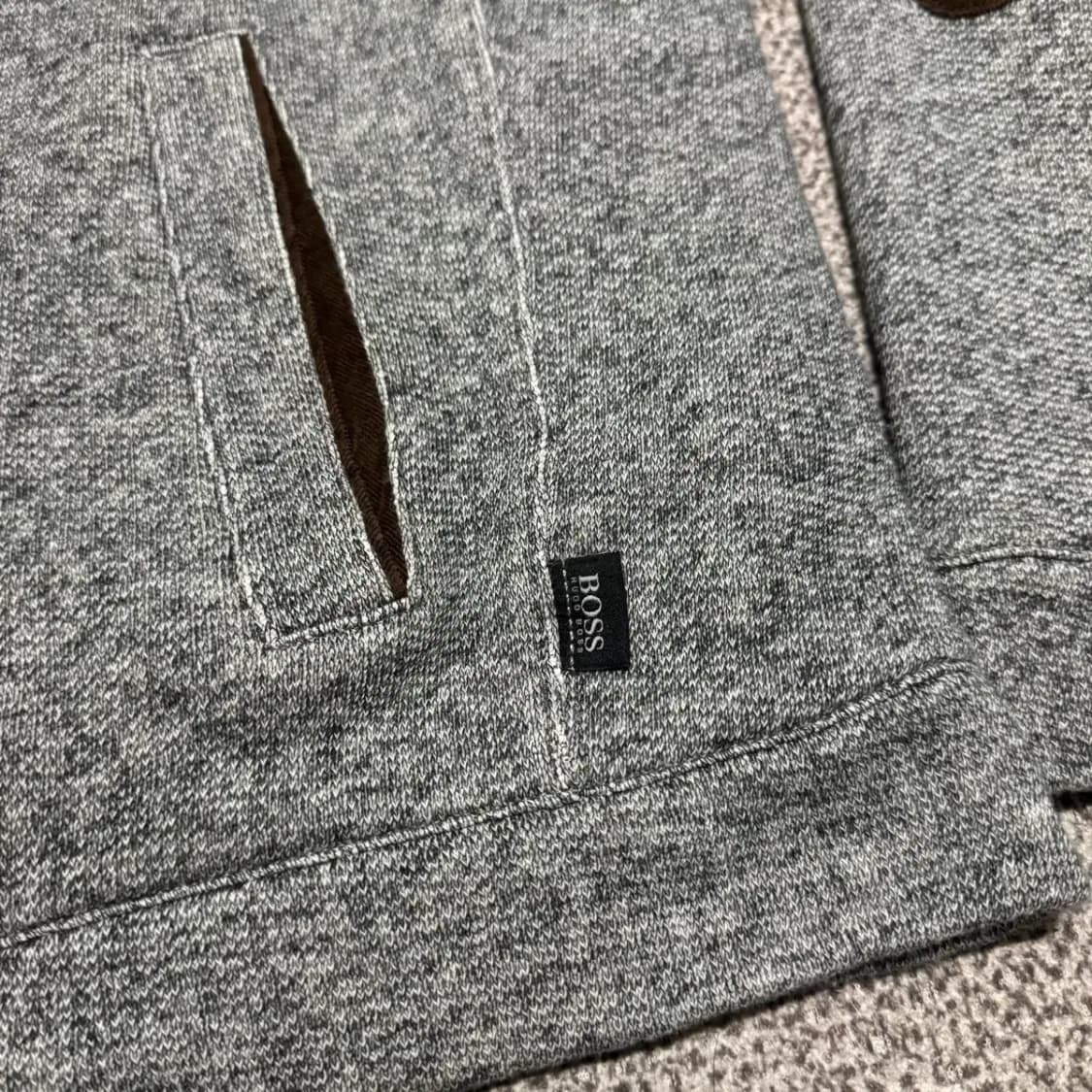 L 휴고보스 니트 집업 상품이미지7