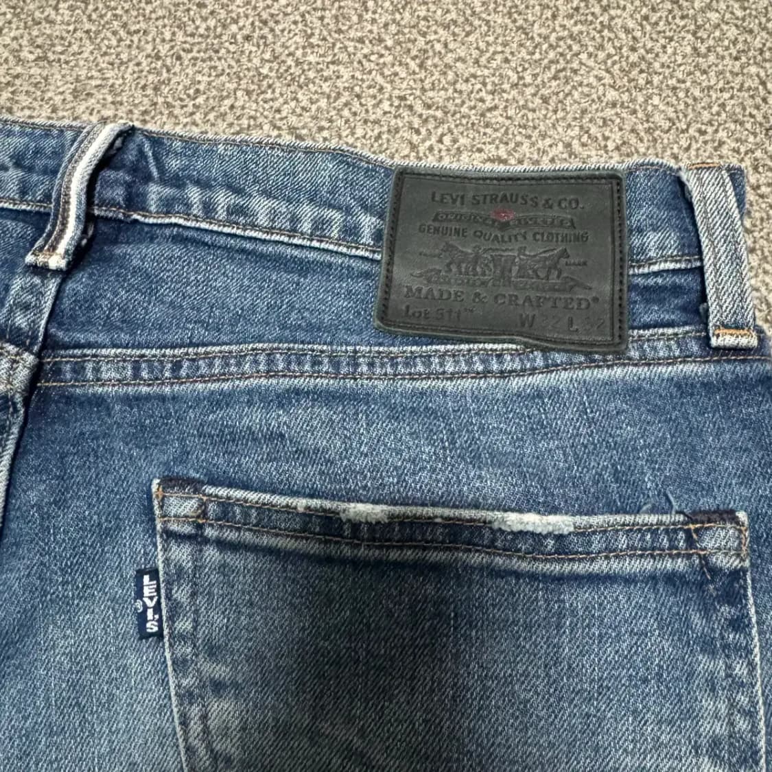 32 리바이스 511 청바지 made & crafted 상품이미지3