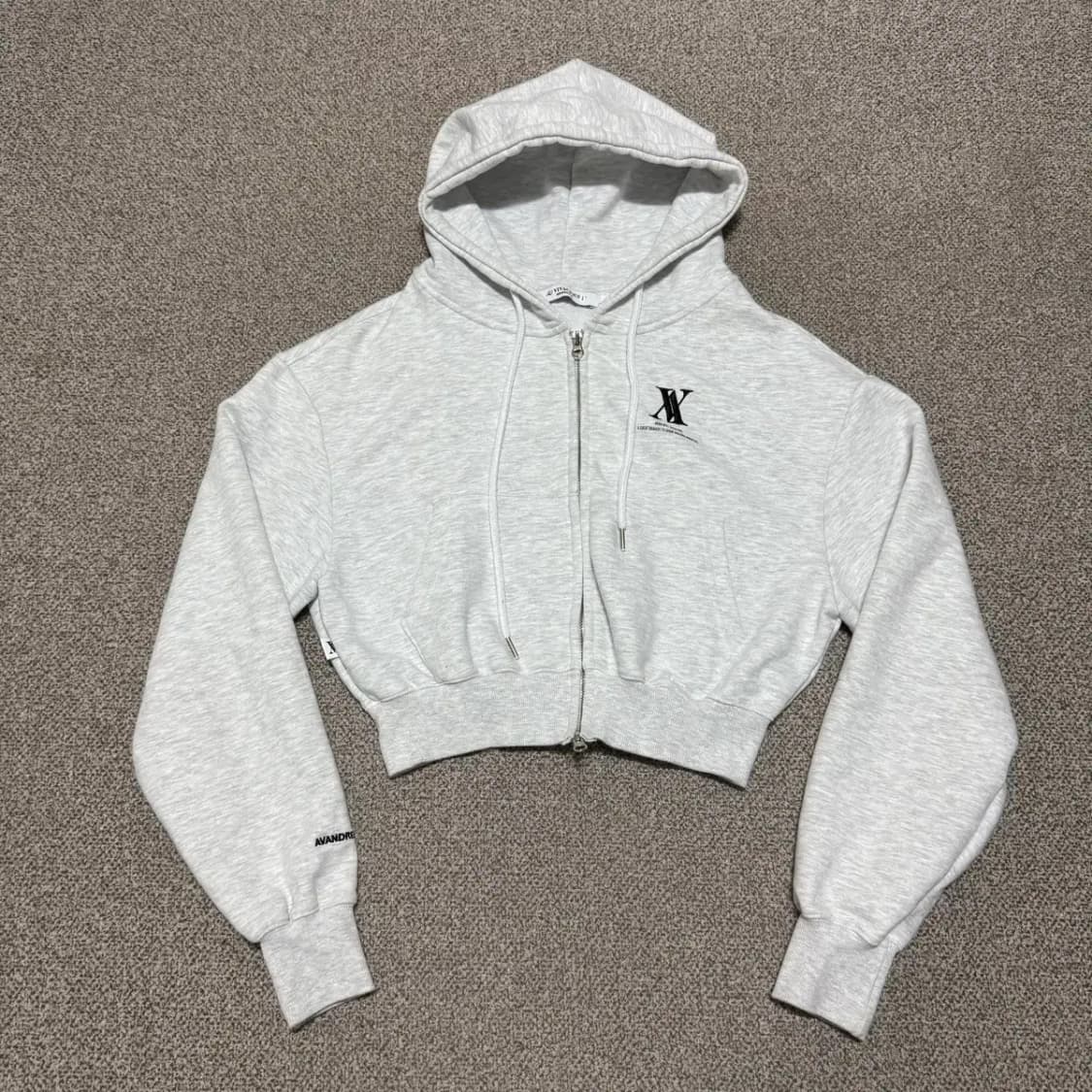 1 어반드레스 크롭 후드집업 상품이미지1