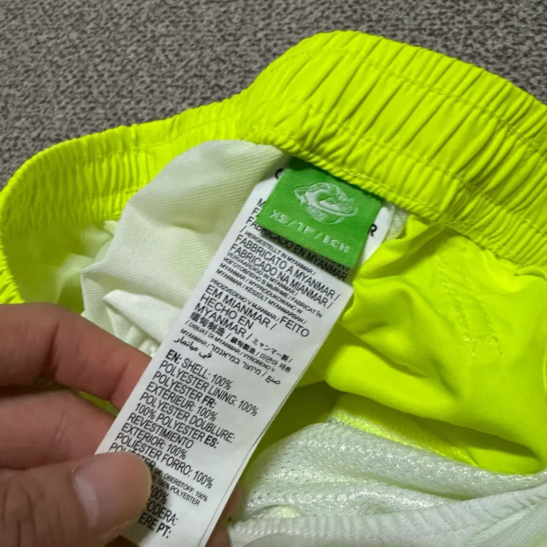 Xs 퀵실버 형광 반바지 상품이미지5