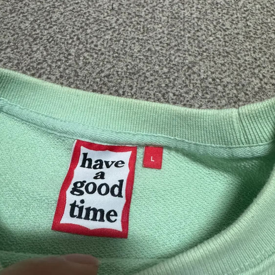 L 헤브어굿타임 맨투맨 상품이미지4