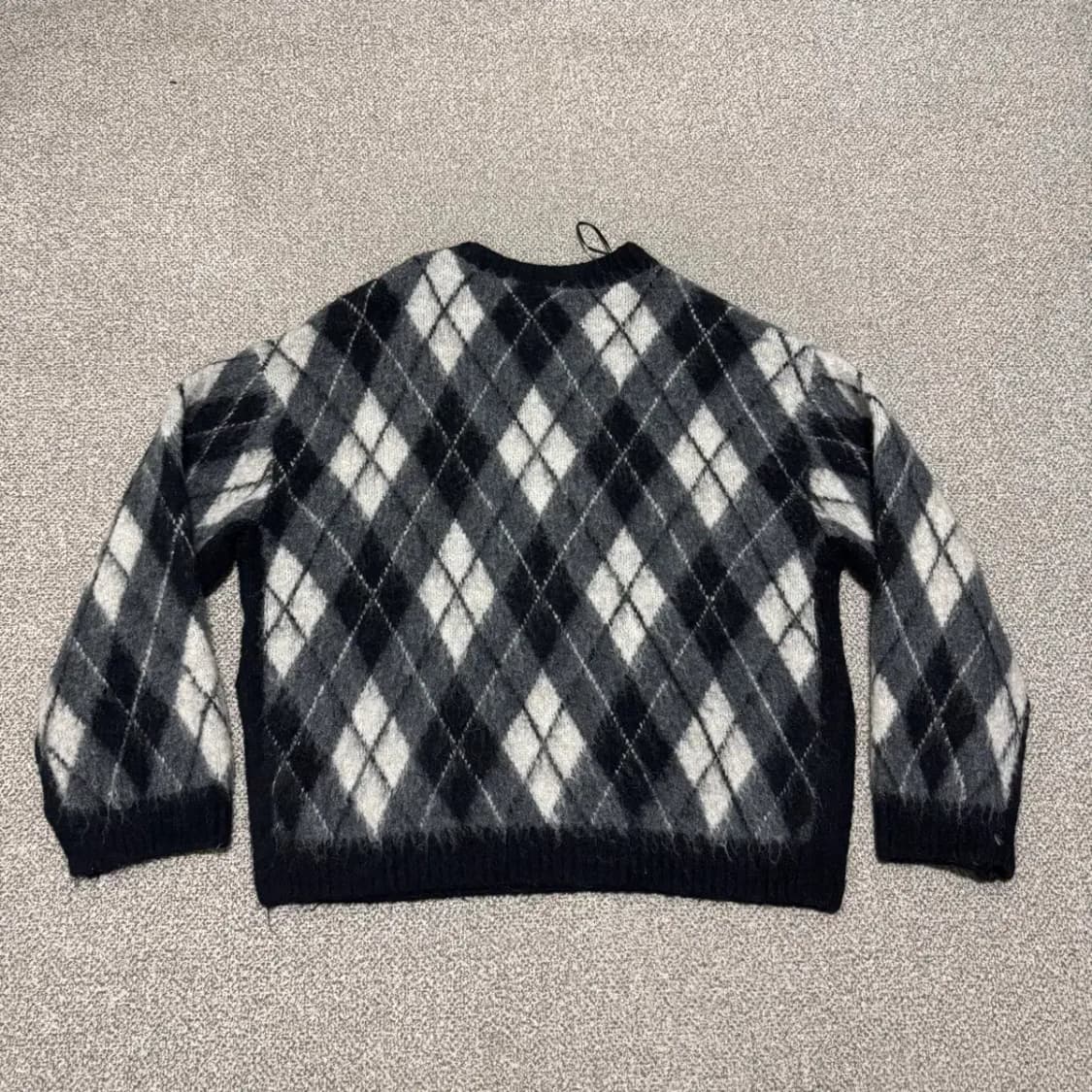 M 자라 아가일 니트 상품이미지8