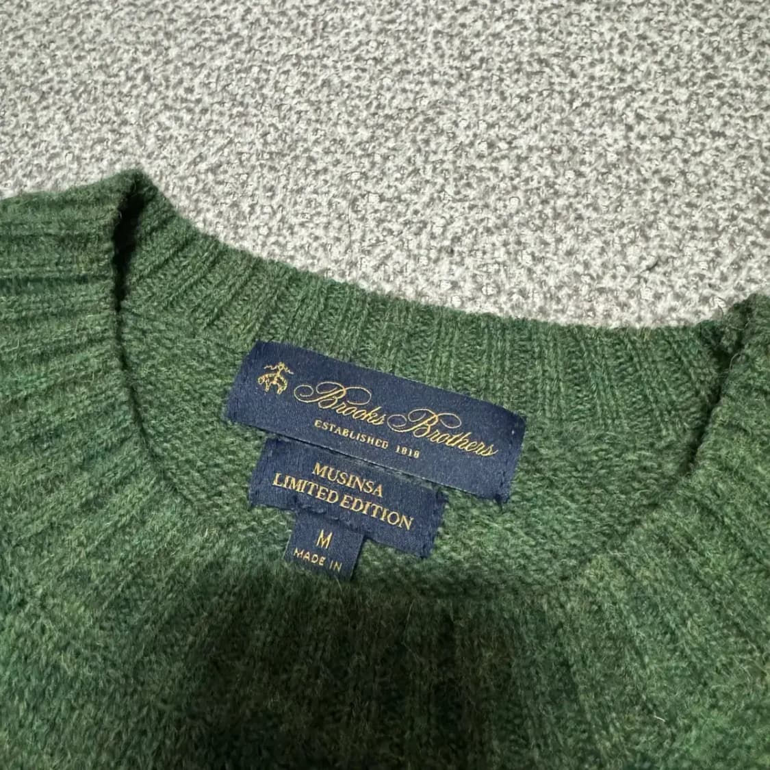 M 브룩스브라더스 울 니트 상품이미지3