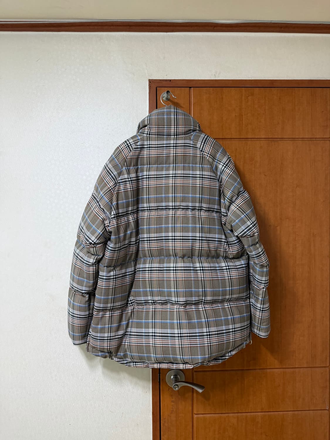 솔리드옴므 체크 구스다운 패딩 (48) 상품이미지7