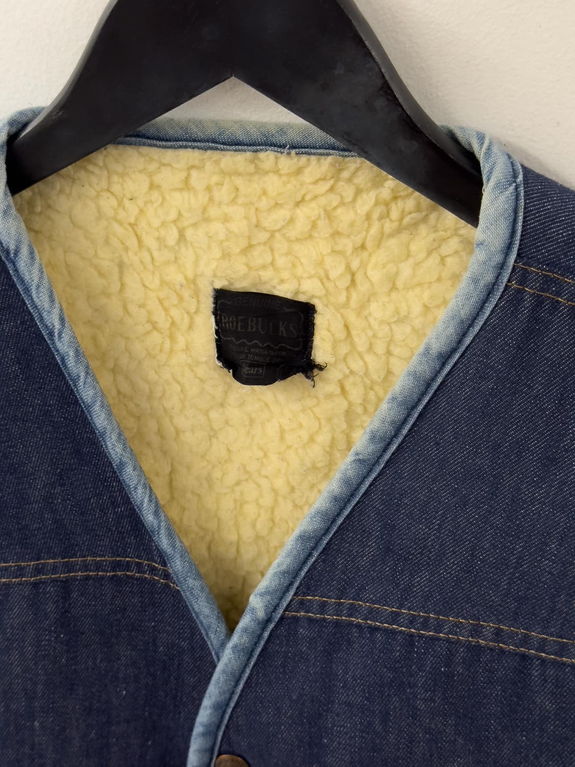 70's시어스 쉐르파 데님 베스트 상품이미지4