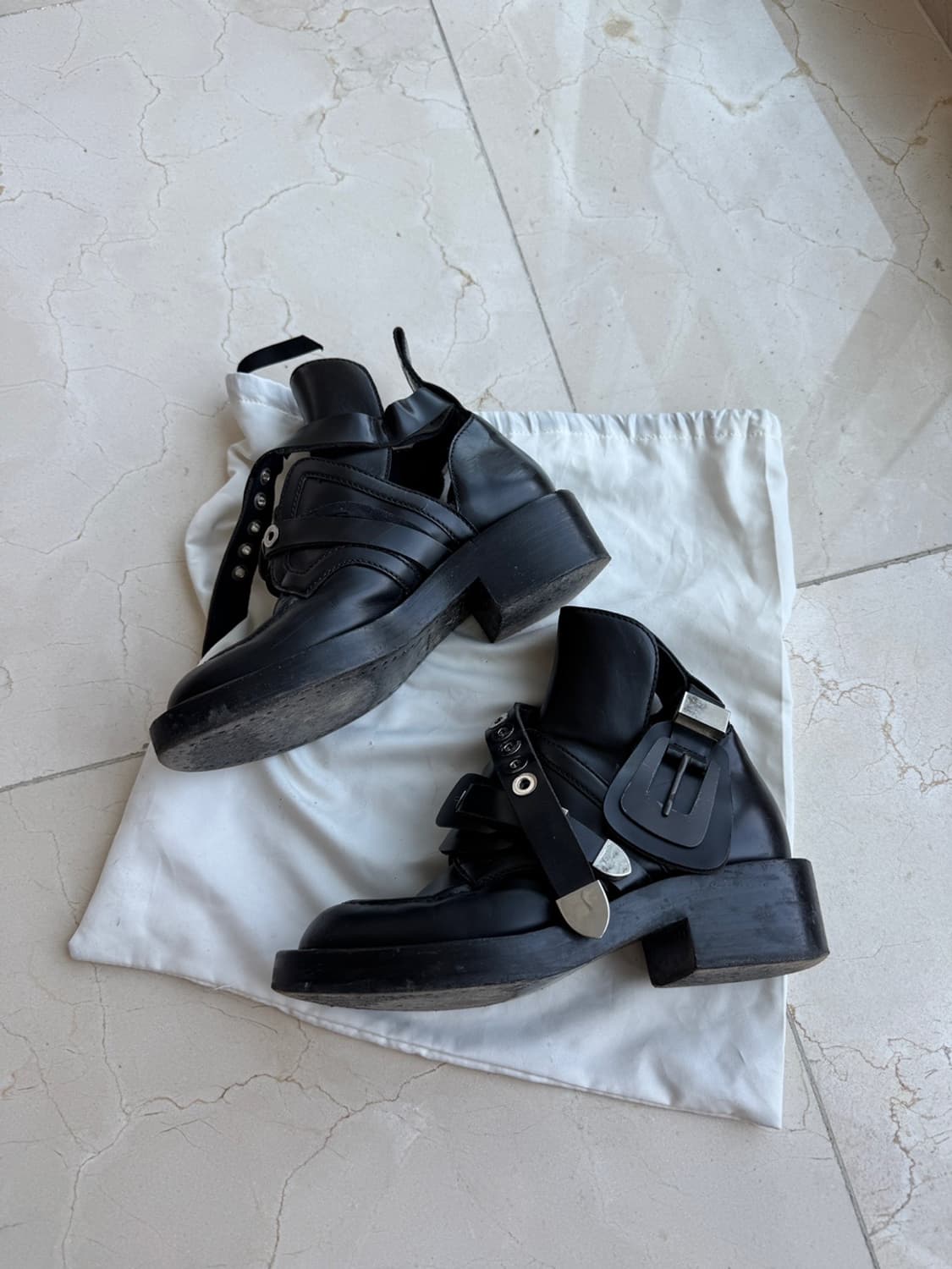 발렌시아가 Balenciaga 컷아웃 부츠 블랙 36 상품이미지4