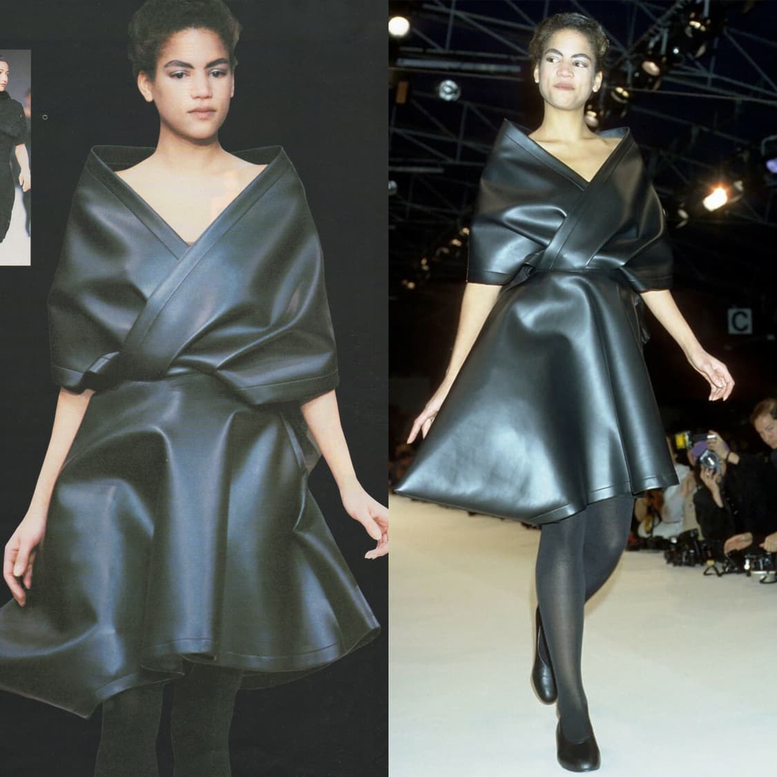 꼼데가르송 - 1987 레더 드레스 상품이미지7