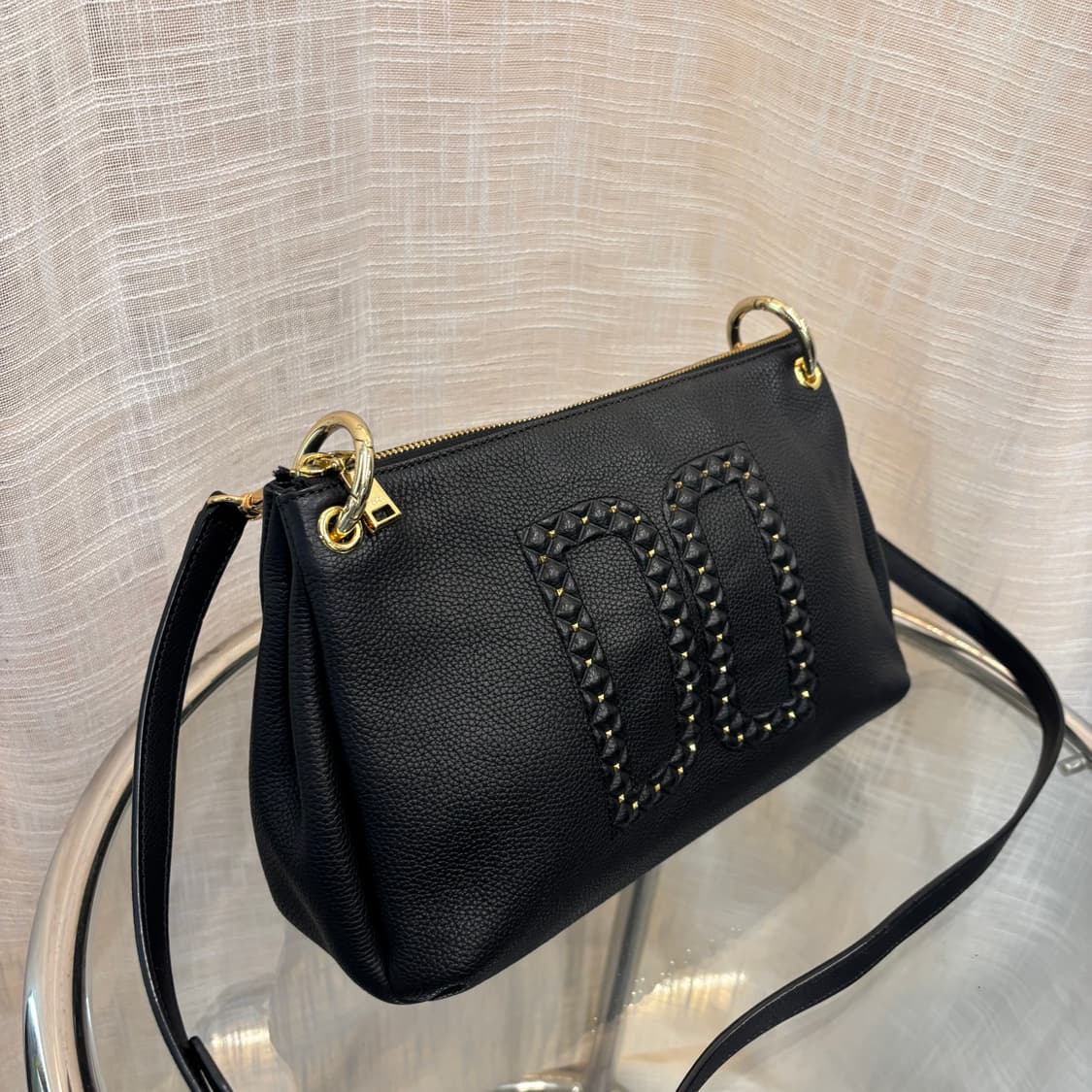 정품 닥스 소가죽 DD 크로스백     상품이미지4