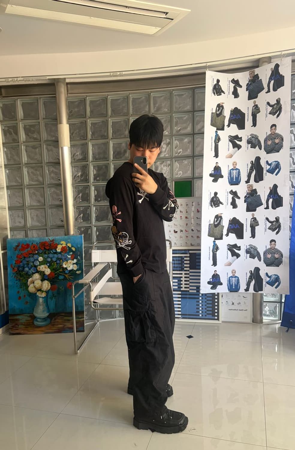 COLORFUL BONE LS TEE 컬러풀본 LS 티 NVLT-2517 상품이미지1