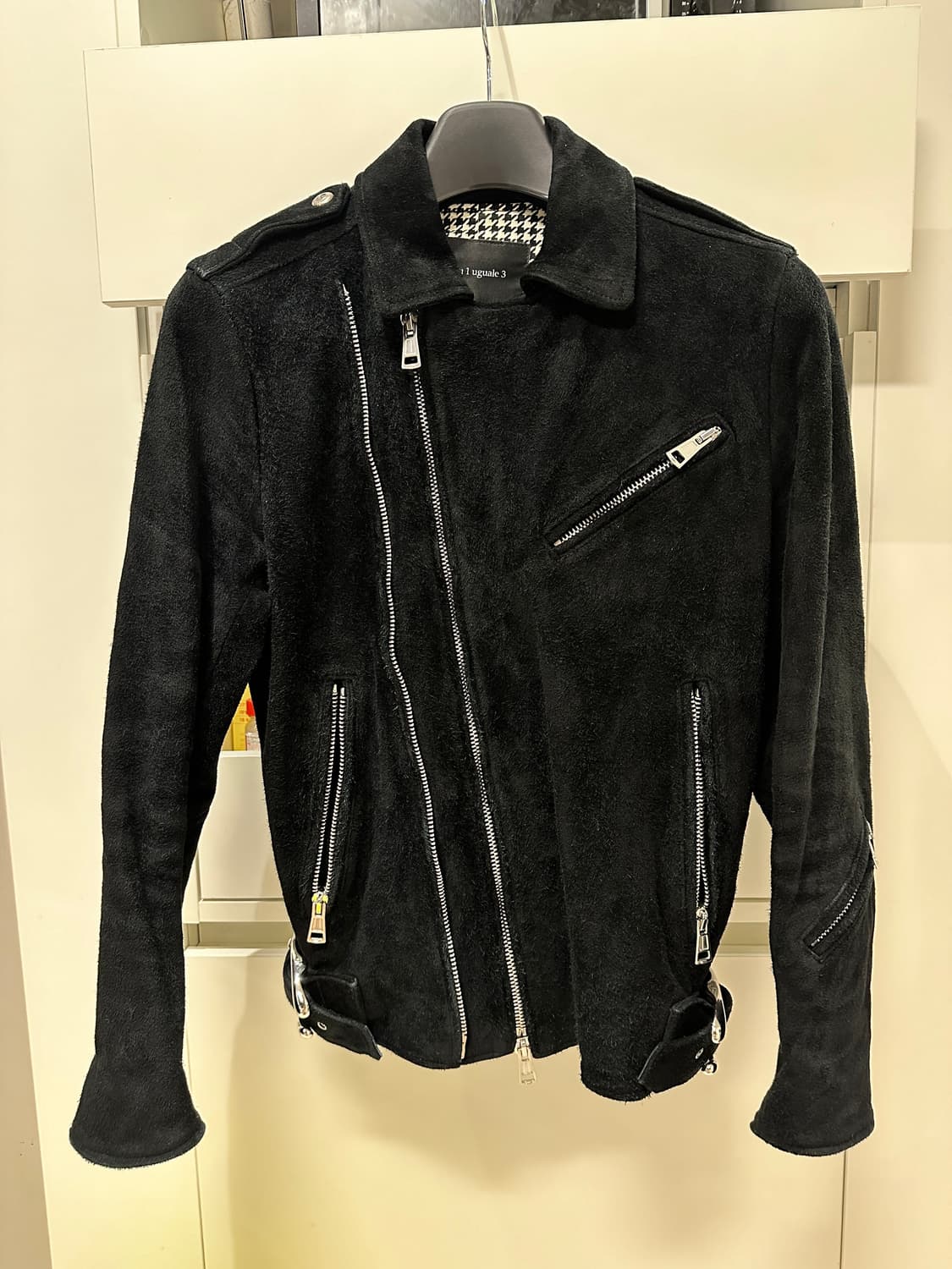 1 piu 1 uguale 3 스웨이드라이더자켓 상품이미지1