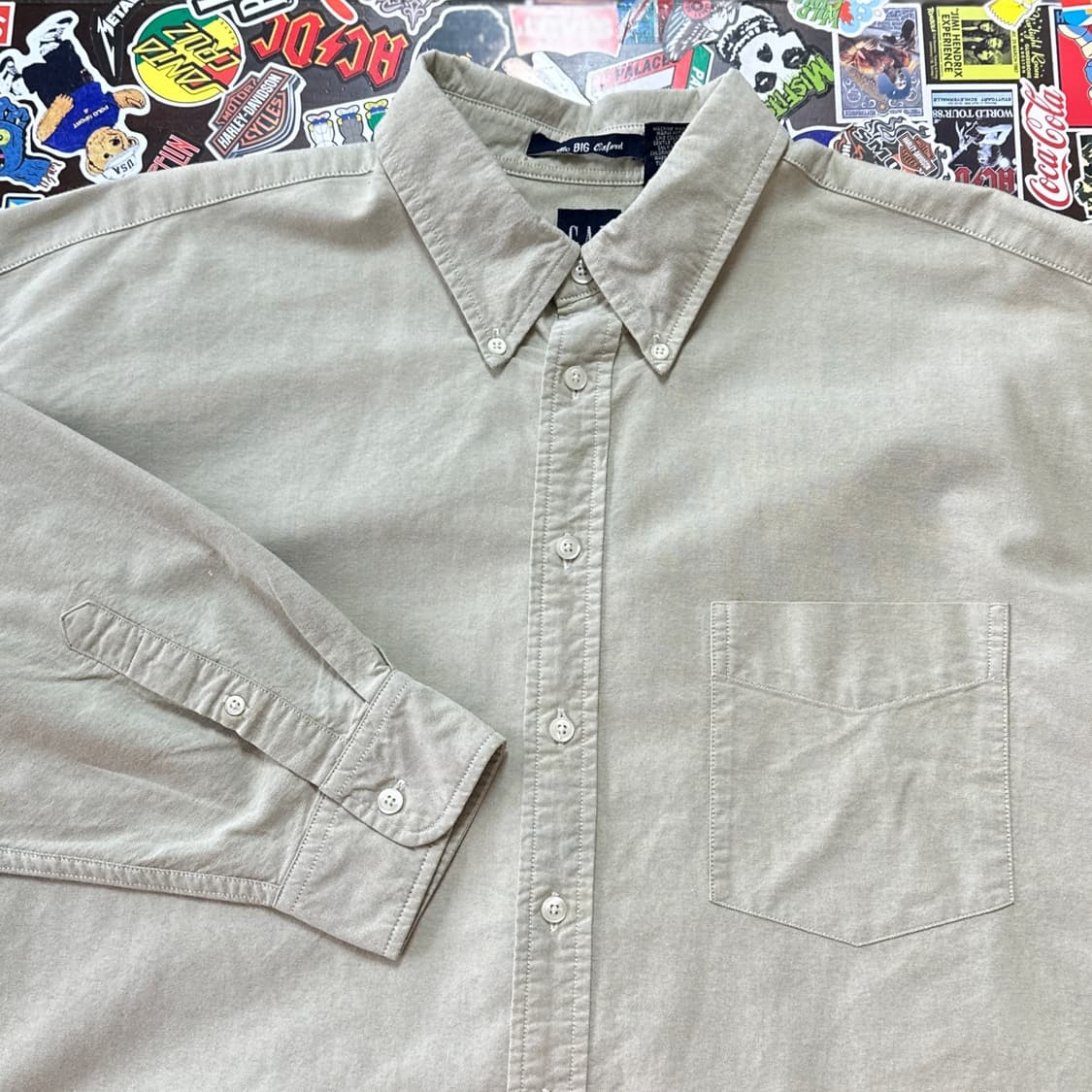 90s 올드 갭 더 빅 셔츠 XXL 상품이미지3
