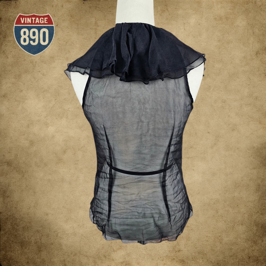 [2] Ralph Lauren 랄프로렌 실크 블라우스 조끼 상품이미지3